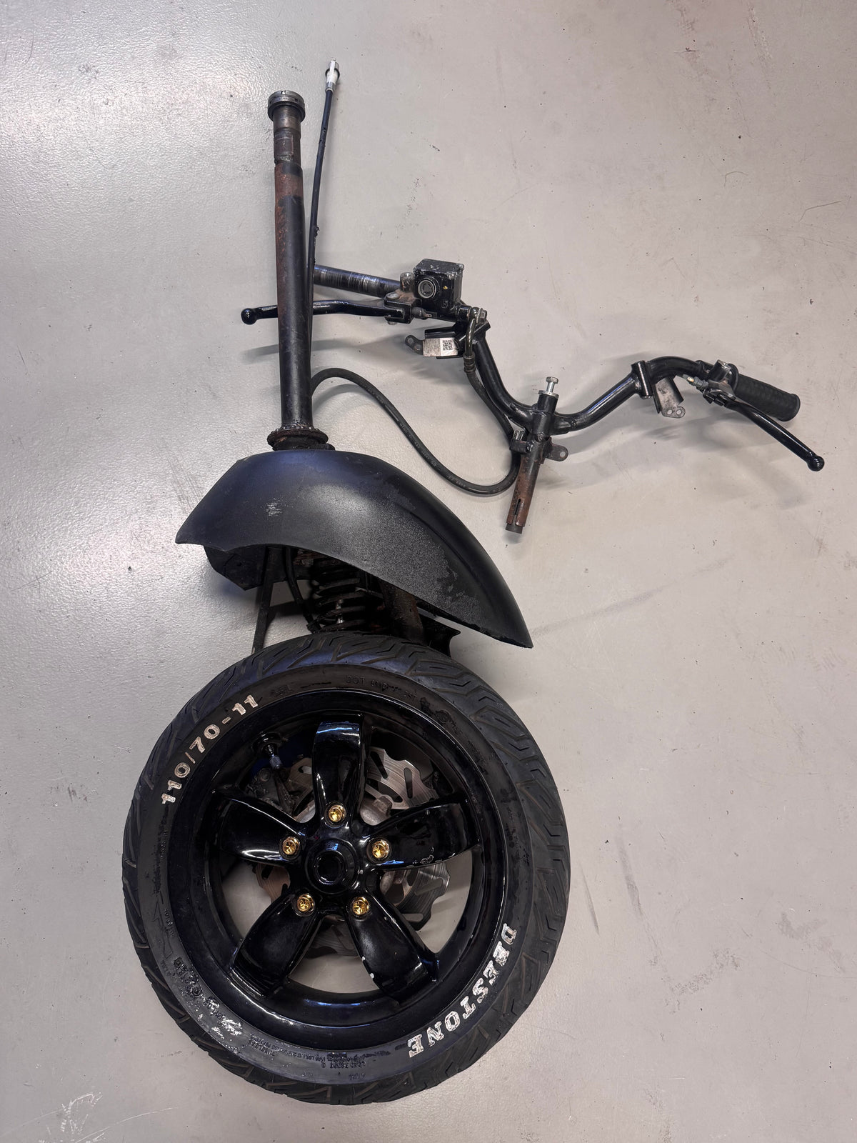 Piaggio zip sp vork origineel | polini wave | velg gecoat