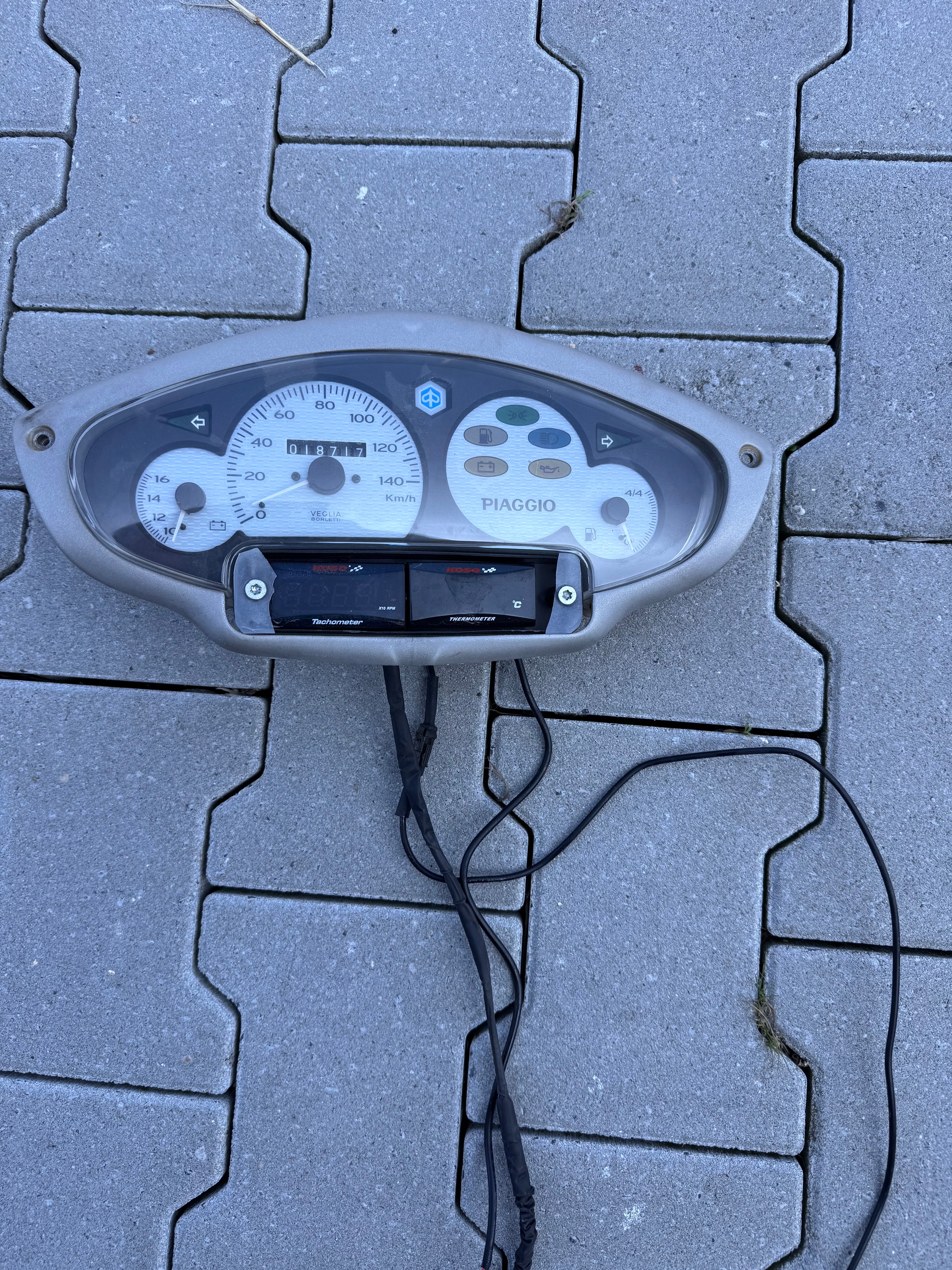piaggio skr/skipper lx teller met rand