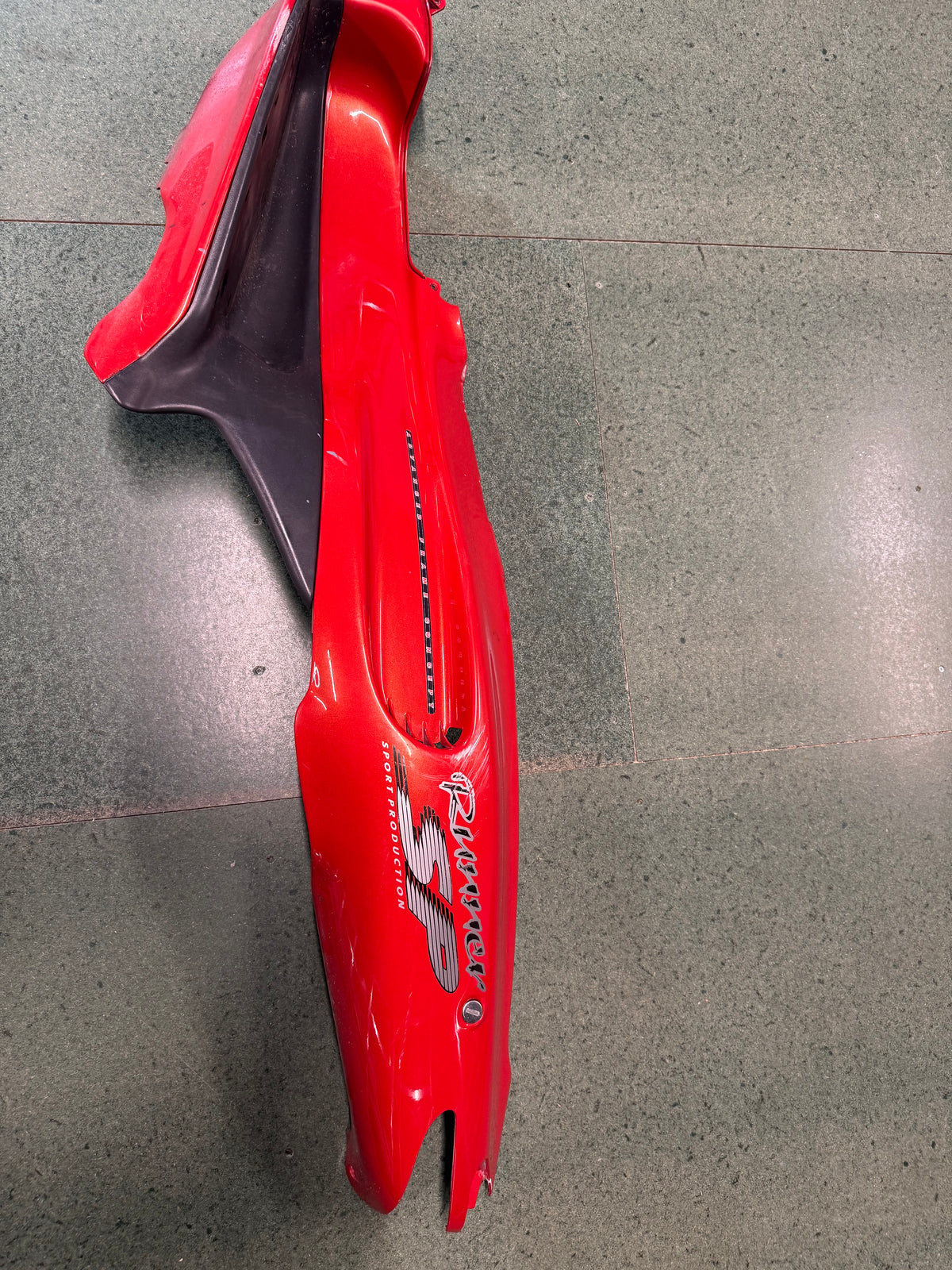 gilera runner achterkap links| fluo rosso dragon