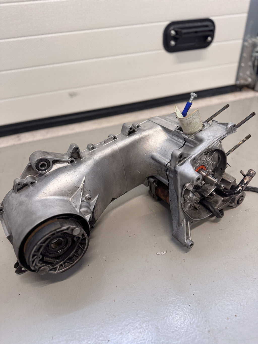 piaggio EXS 125 carters LC inc 52 jasil krukas+papieren