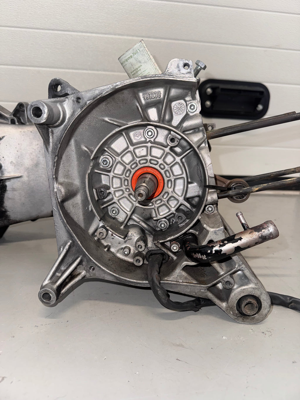 piaggio EXS 125 carters LC inc 52 jasil krukas+papieren