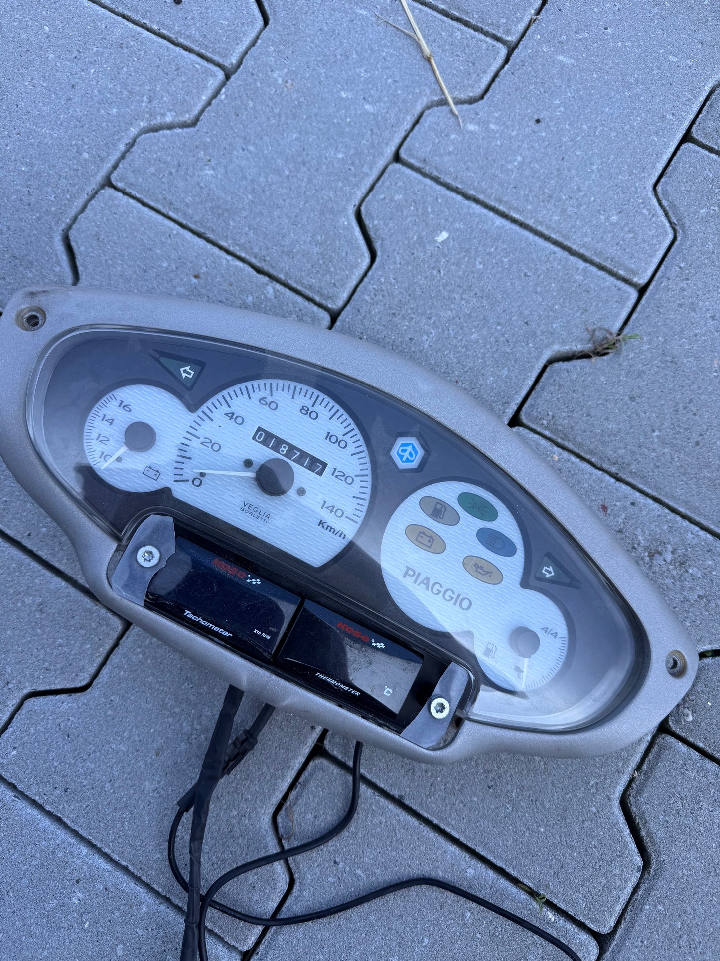 piaggio skr/skipper lx teller met rand