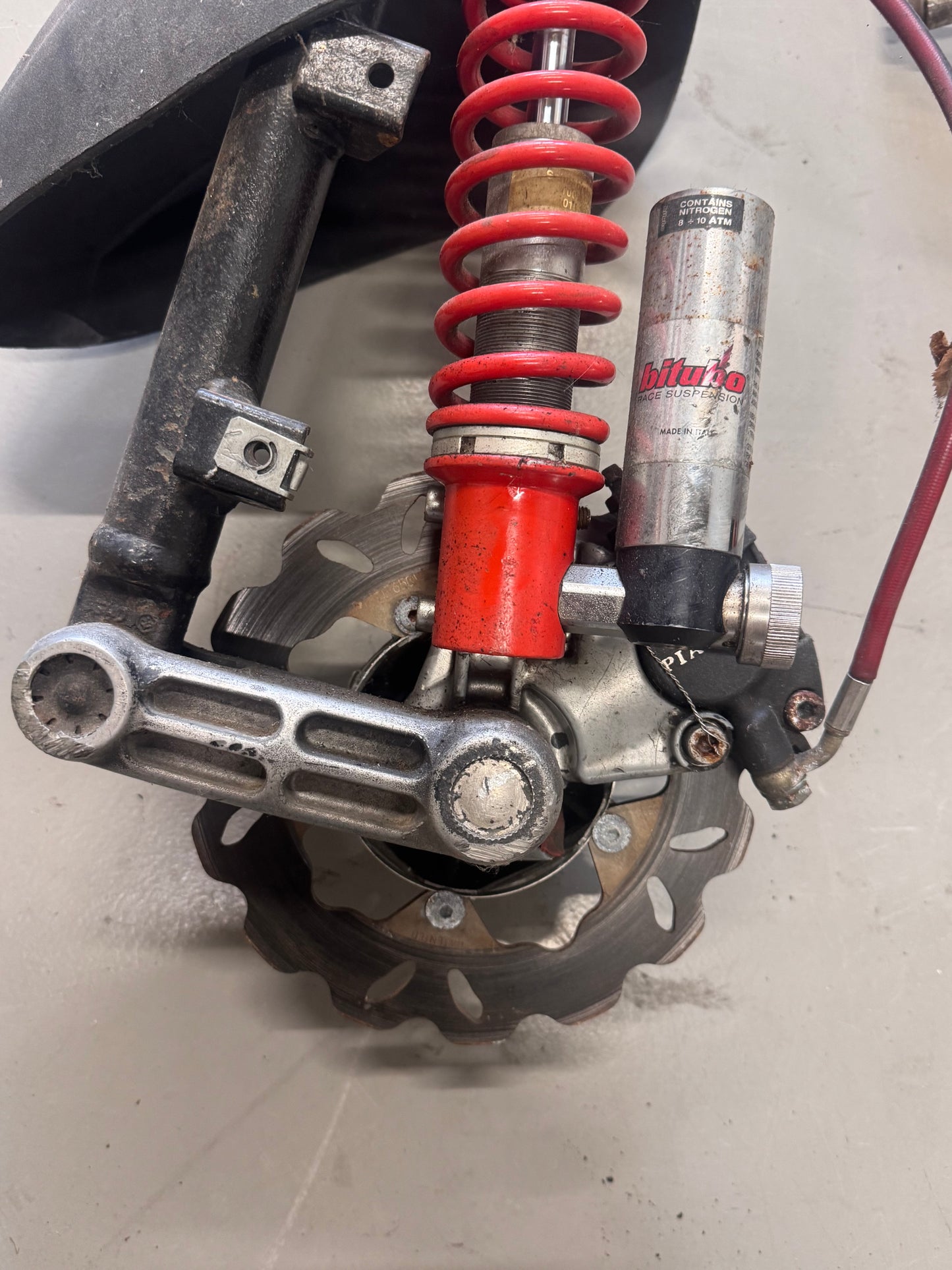 Piaggio zip sp voorvork (origineel) (ex circuit vork)