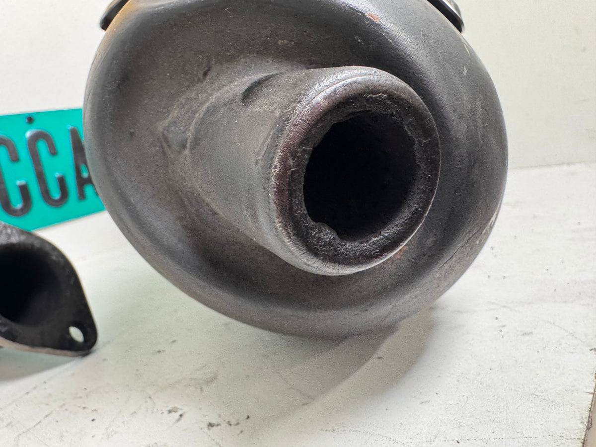 SM06 uitlaat origineel met rvs bocht 125cc/180cc