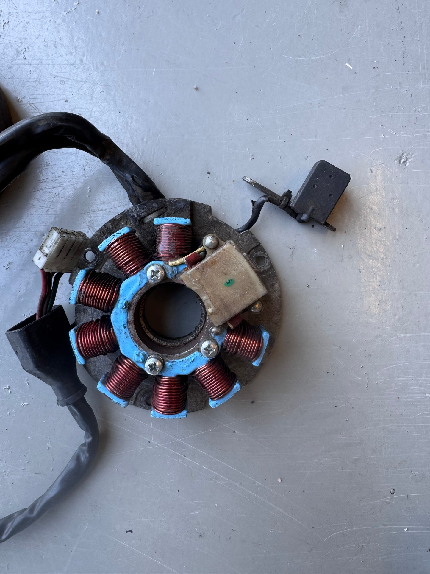 piaggio 125cc 2takt ontsteking met vliegwiel
