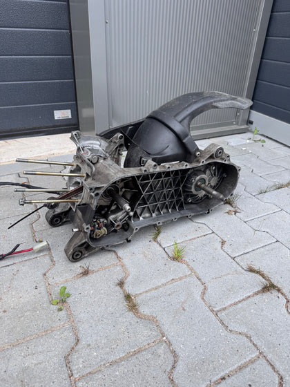 piaggio skipper 125cc motorblok ~ nieuwe krukas en lagers ~ 180 vertanding!