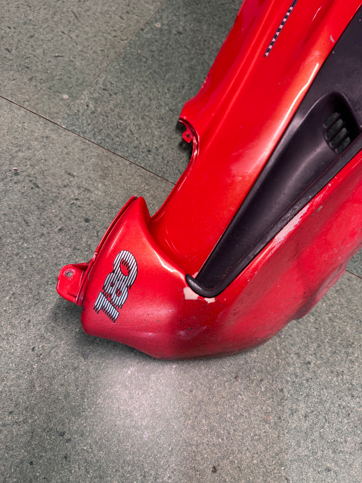 gilera runner achterkap links| fluo rosso dragon