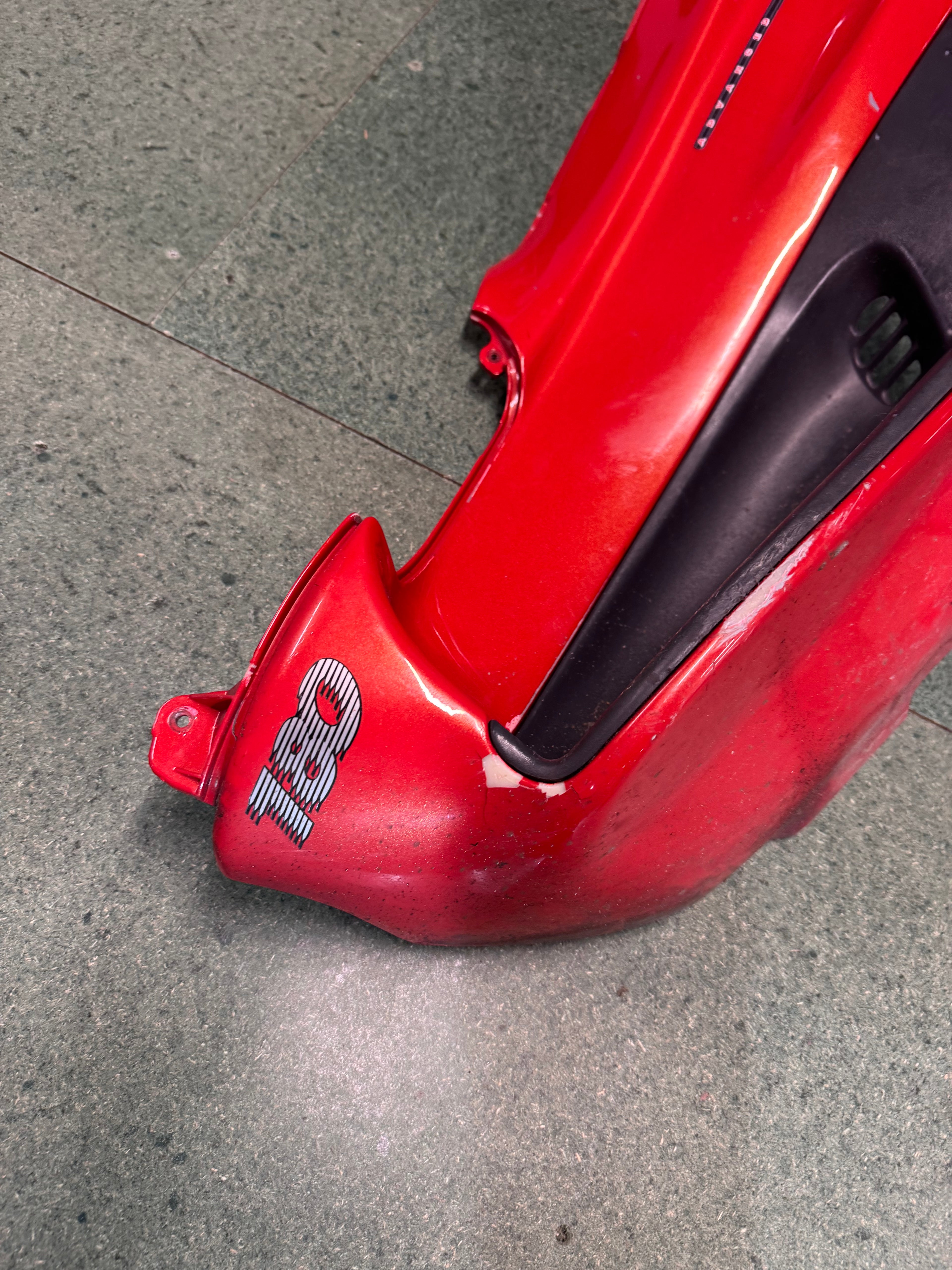 gilera runner achterkap links| fluo rosso dragon