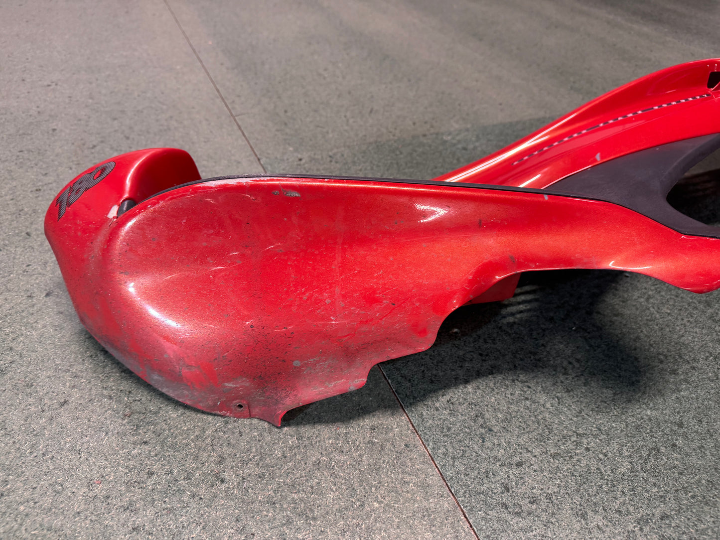 gilera runner achterkap links| fluo rosso dragon