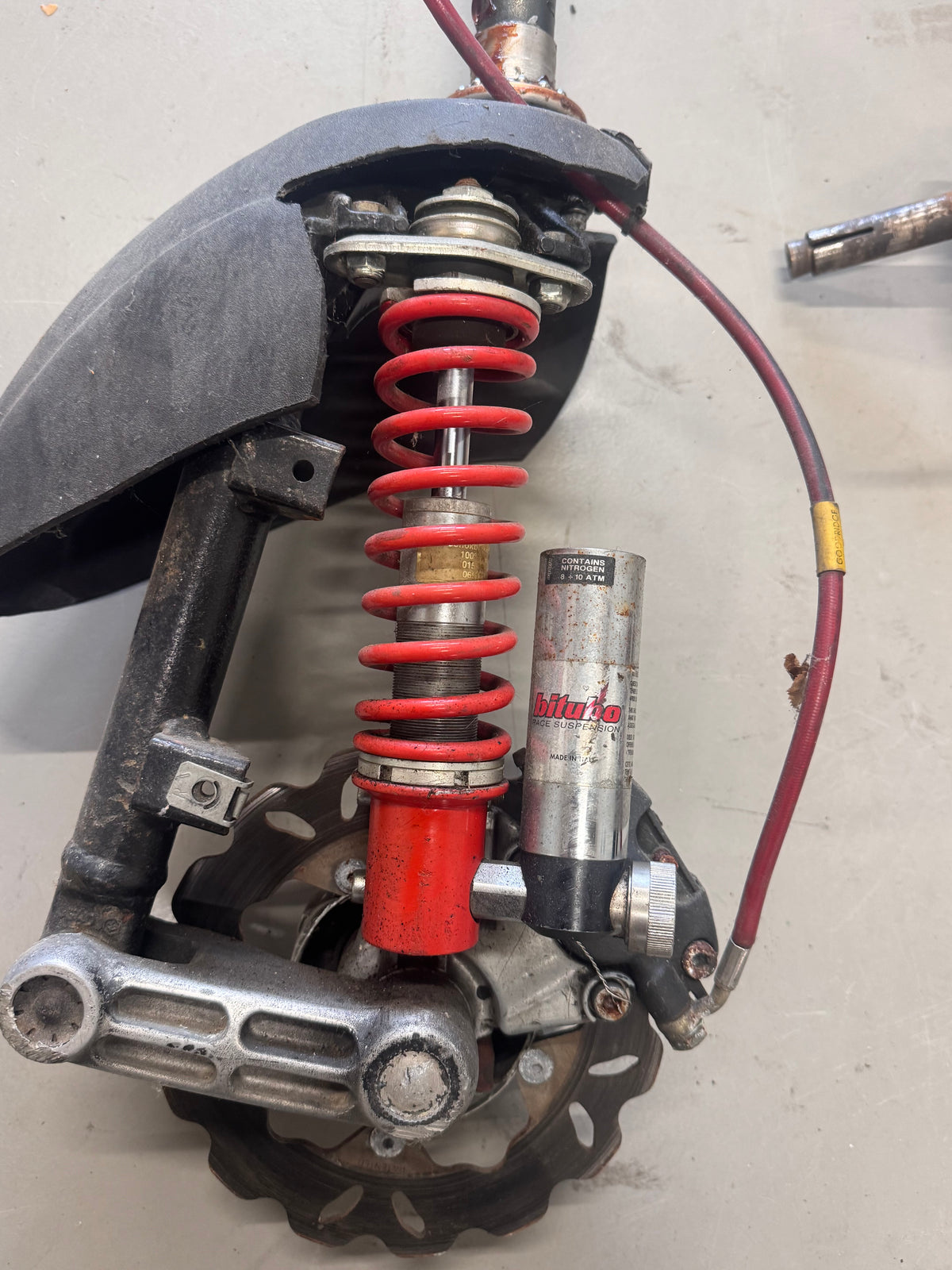 Piaggio zip sp voorvork (origineel) (ex circuit vork)