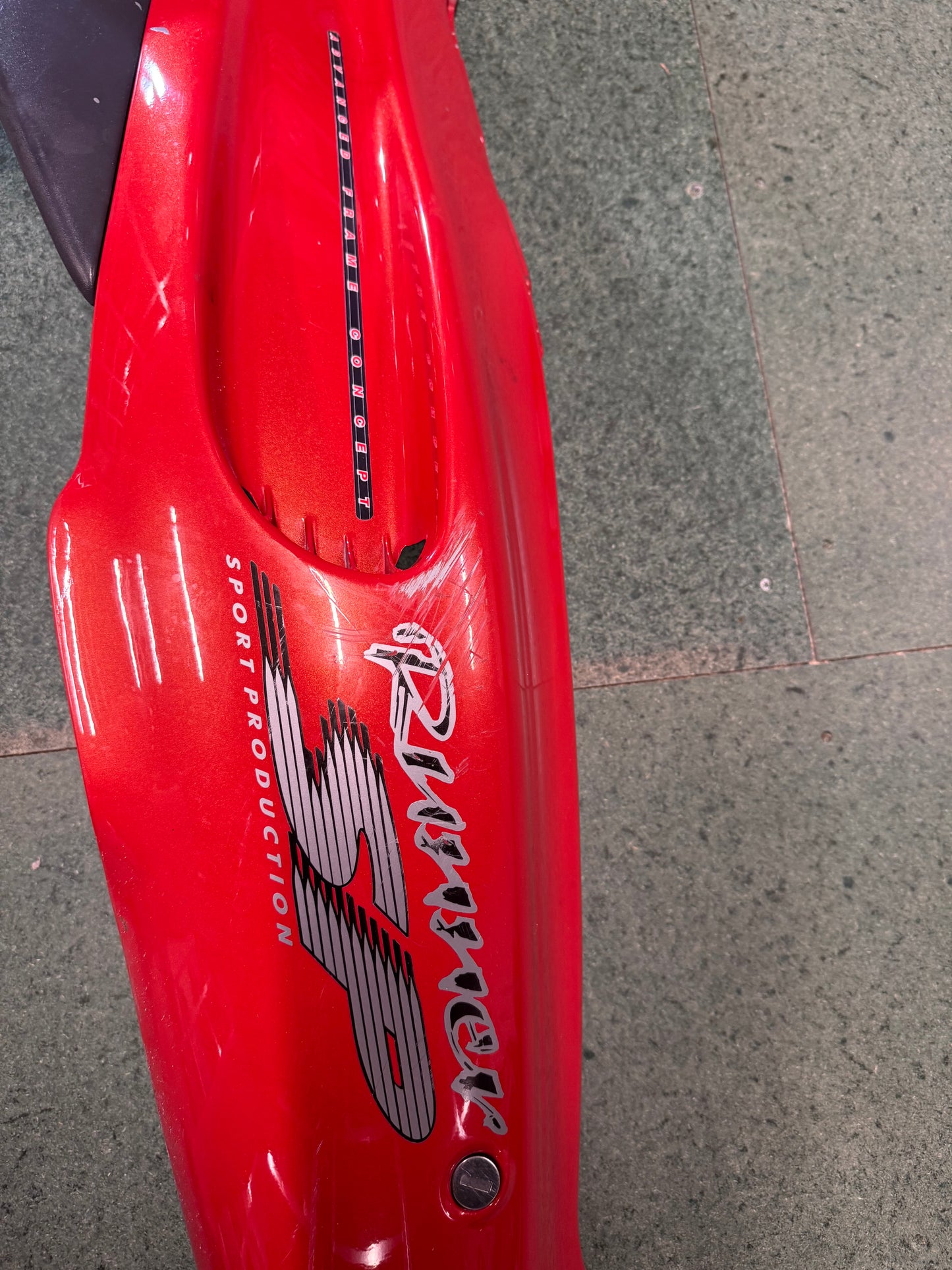 gilera runner achterkap links| fluo rosso dragon