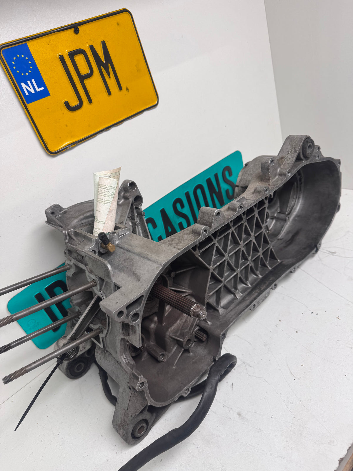 Piaggio EXS 125cc carters LC inc 52slag BGM krukas+ Papieren