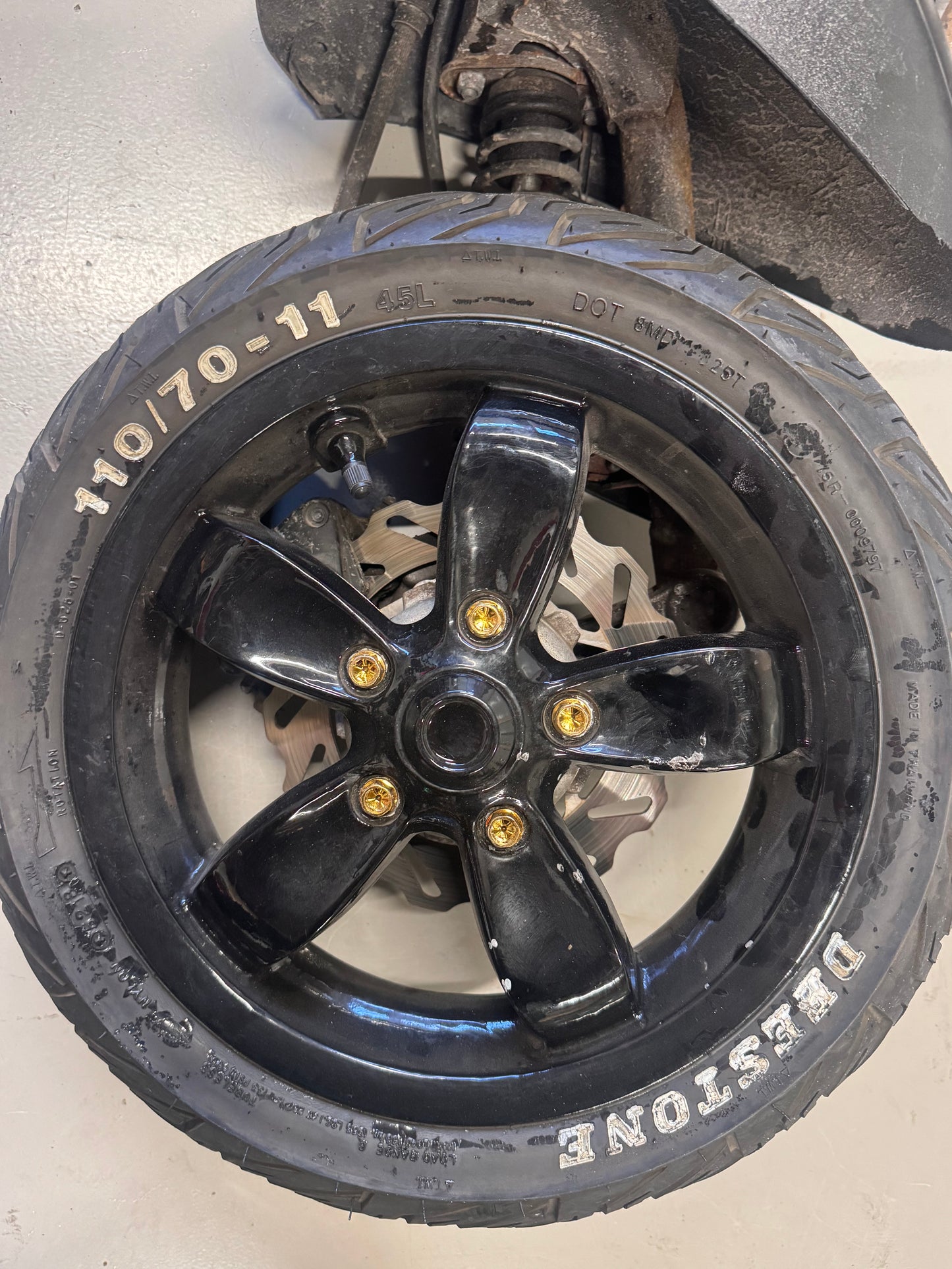Piaggio zip sp vork origineel | polini wave | velg gecoat
