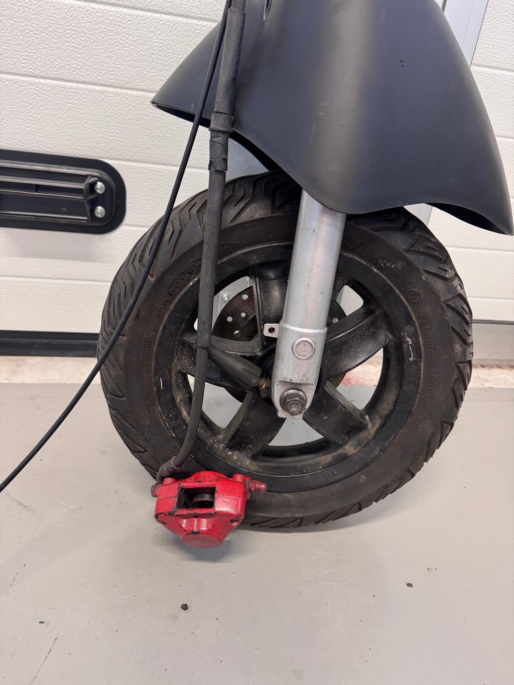 piaggio zip 2000 voorvork compleet met rem