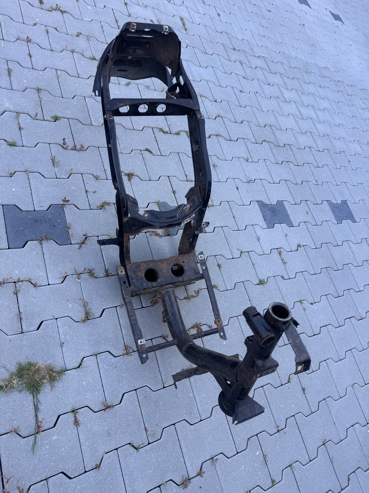 piaggio zip 2000 brom frame gele plaat - 2010