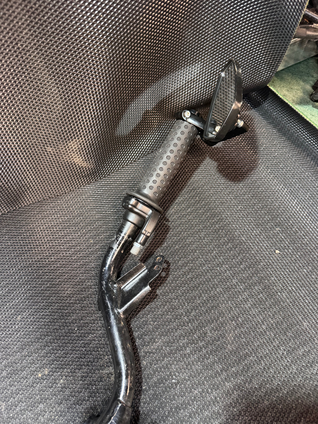 zip 2000 stuur met spiegelbar ends