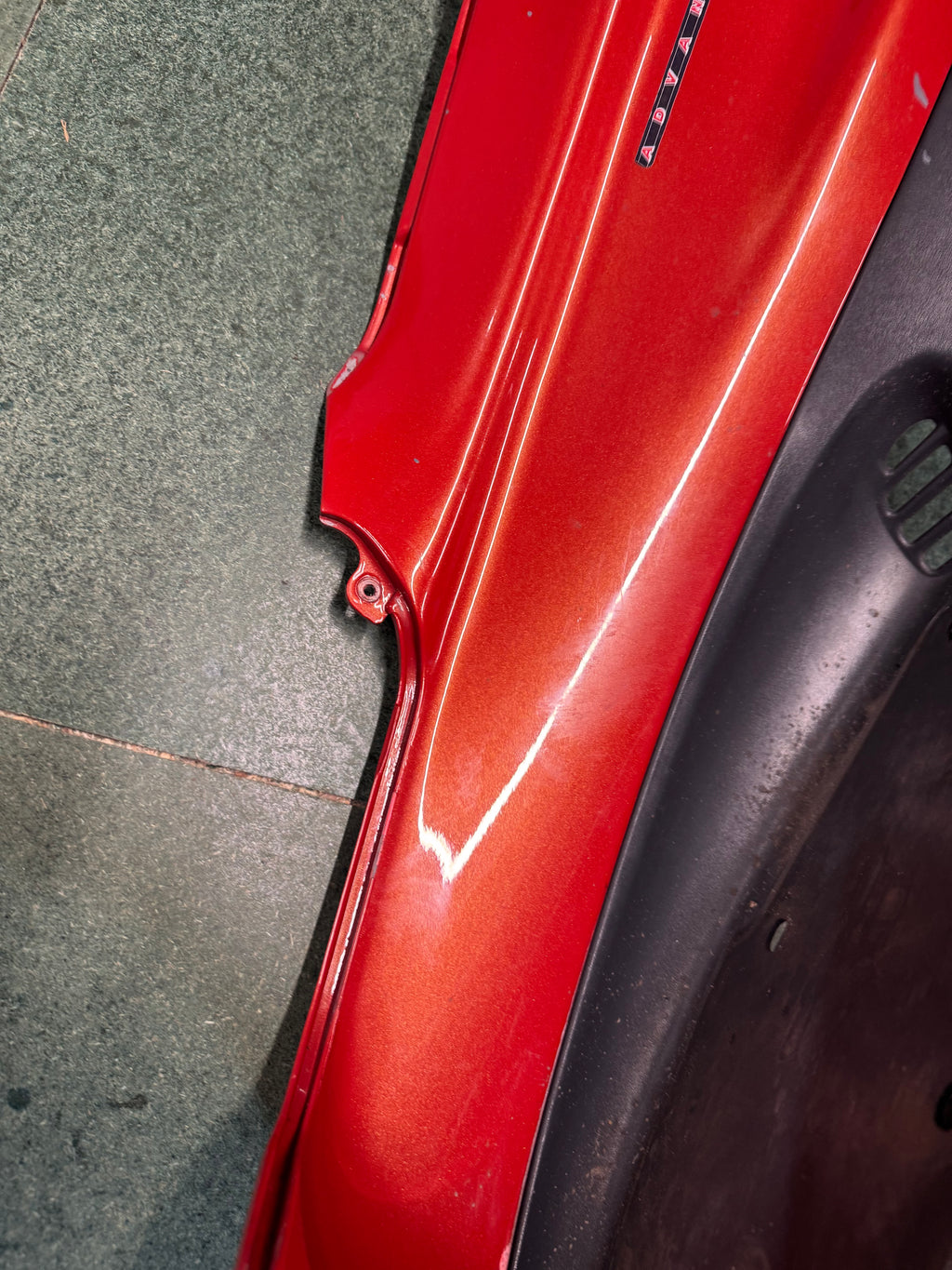 gilera runner achterkap links| fluo rosso dragon