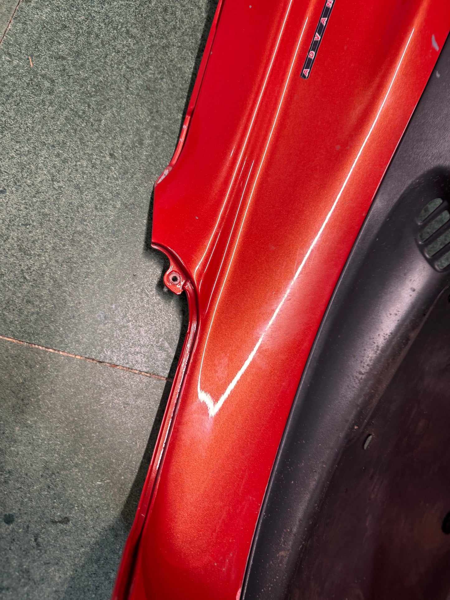 gilera runner achterkap links| fluo rosso dragon