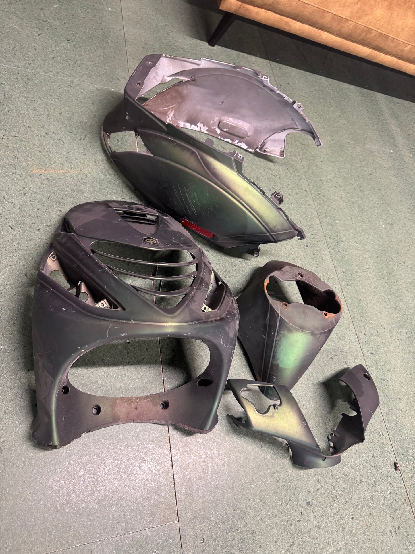 piaggio zip 2000 kappenset gebruikt special paint 'nielspaint'