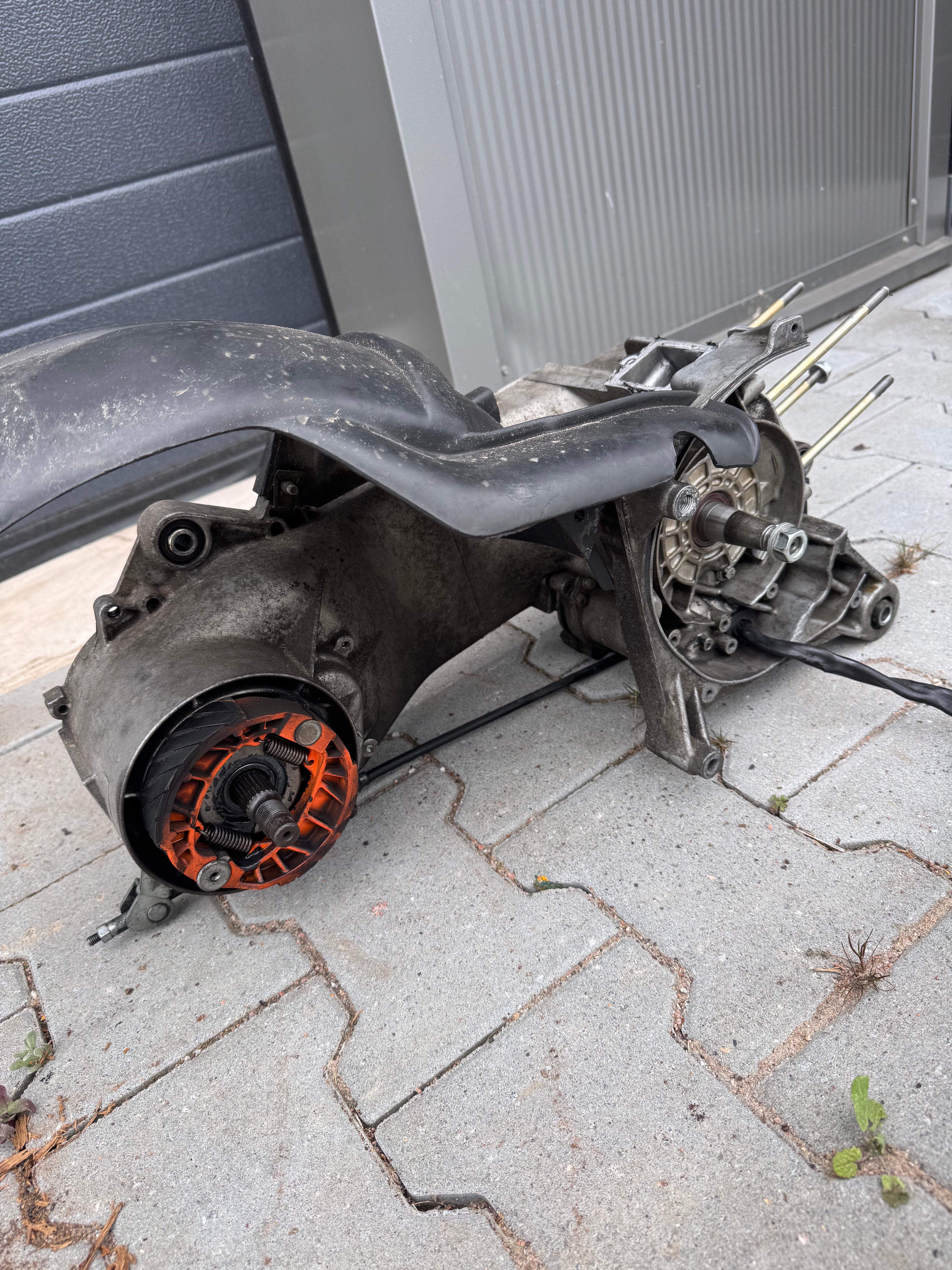 piaggio skipper 125cc motorblok ~ nieuwe krukas en lagers ~ 180 vertanding!
