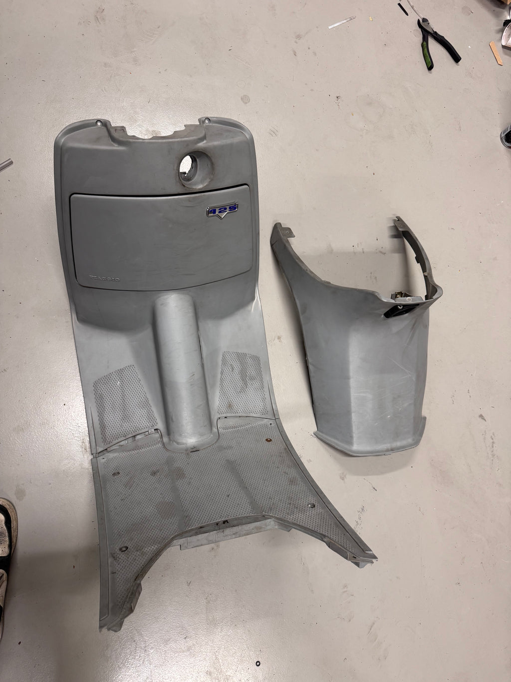 piaggio skipper 125cc binnenkappenset