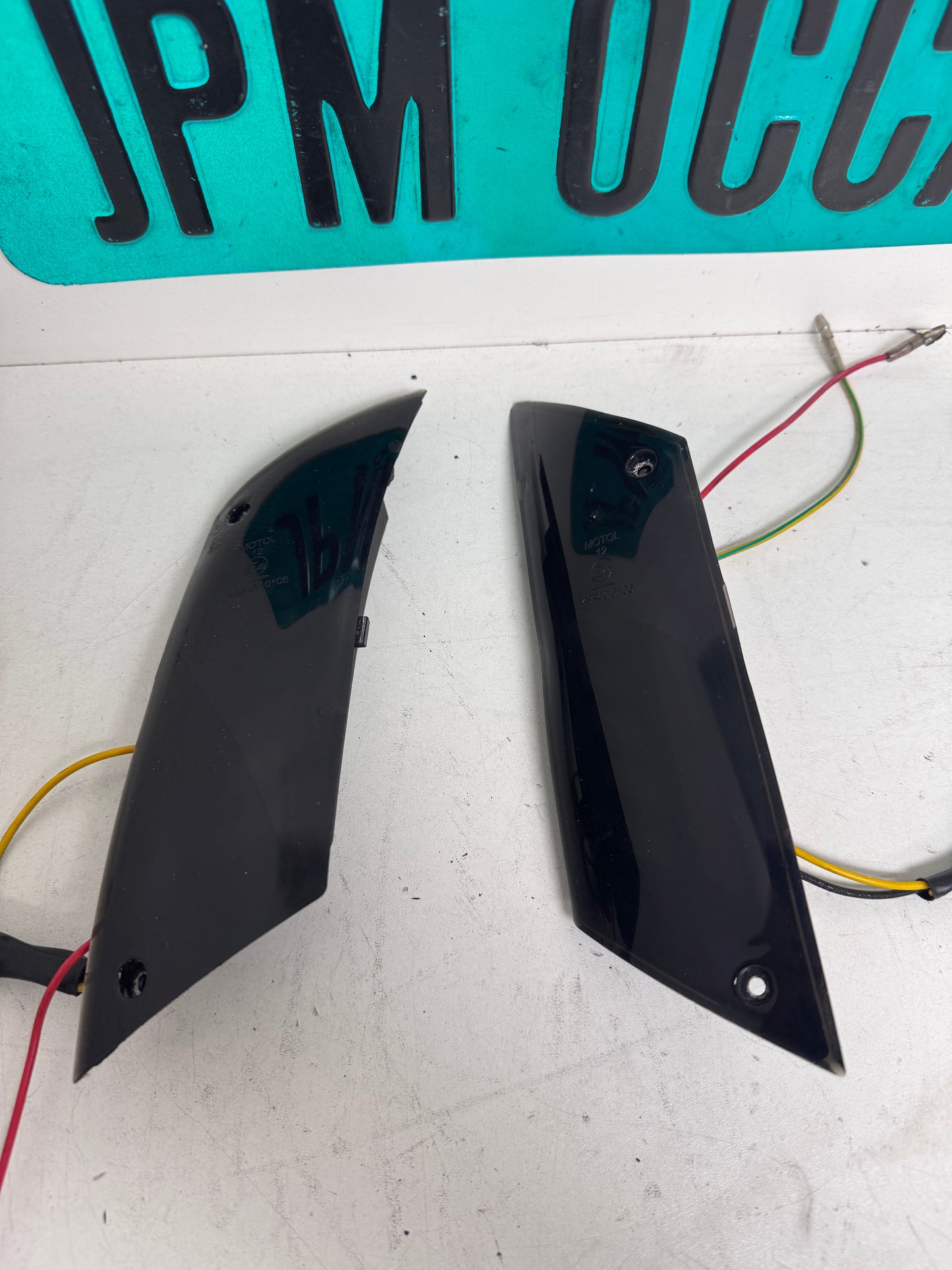 zip Led matrix knipperlichten achter