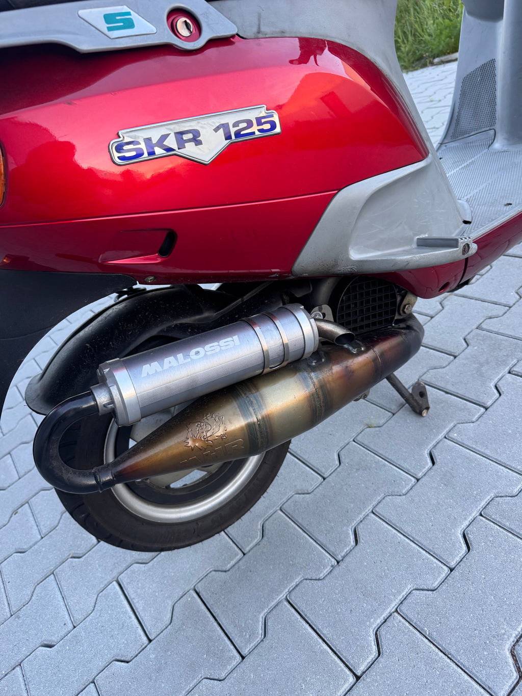 piaggio Malossi MHR uitlaat 125cc/180cc