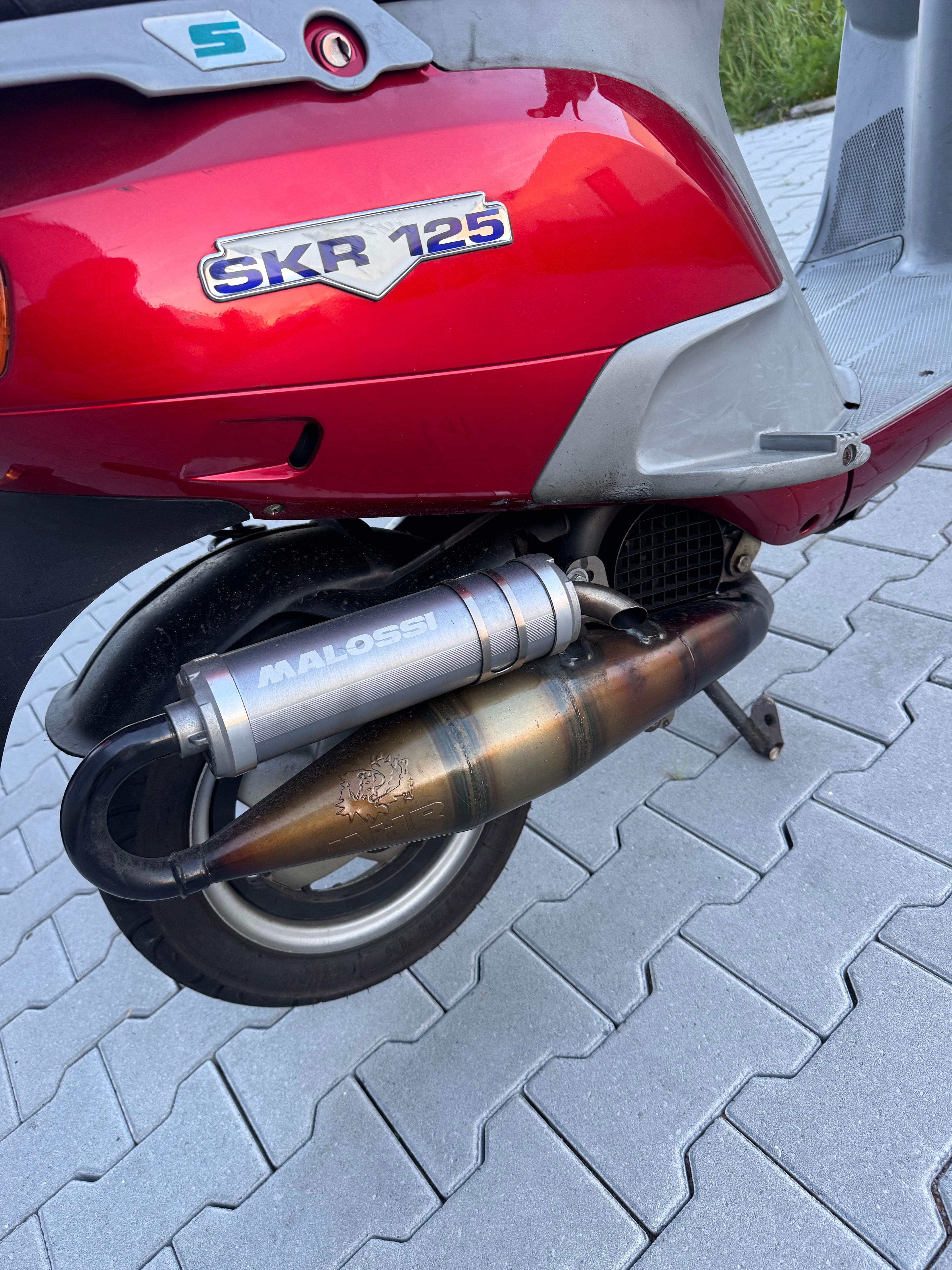 piaggio Malossi MHR uitlaat 125cc/180cc